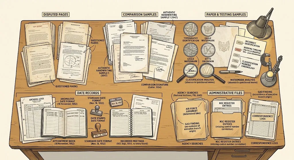 Overview image for Which MJ 12 Anomalies Would Actually Prove Forgery? | Majestic 12