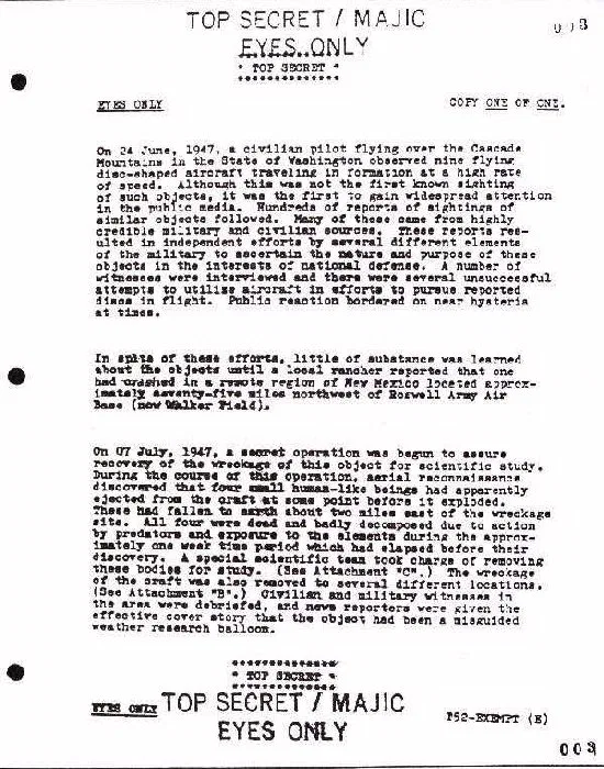 Overview image for Who Sent the Original MJ 12 Film? | Majestic 12