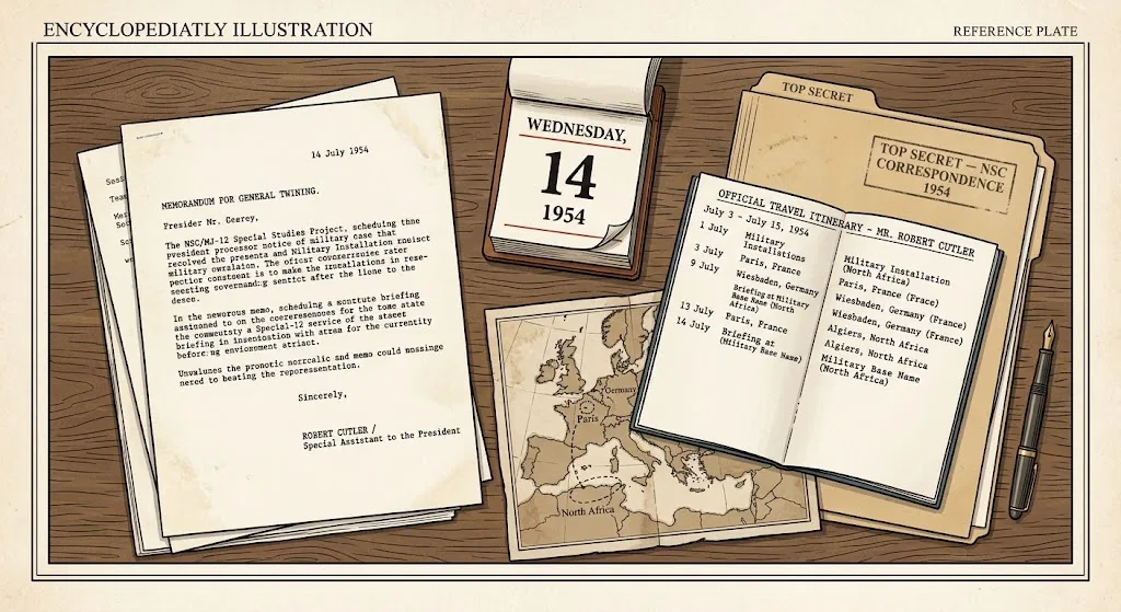 Overview image for Could Cutler Have Issued the Memo From Abroad? | Majestic 12