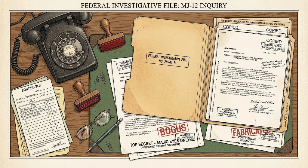 Overview image for What Did the FBI Conclude About MJ 12? | Majestic 12