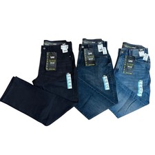 Listing image for Lee Men's Flex Waistband Extreme Motion MVP Athletic Tapered Leg Stretch Jeans