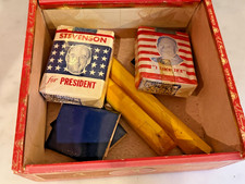 Listing image for Scarce Political Campaign Memorabilia Lot Eisenhower Stevenson LBJ HHH Murphy